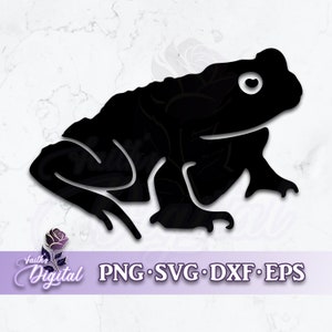 Toad - Instant Download! Craft with Ease: Svg, Png, Dxf, & Eps Files Included