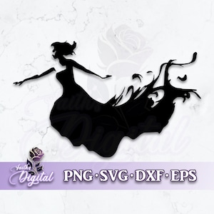 Smoke Dress  - Instant Download! Craft with Ease: Svg, Png, Dxf, & Eps Files Included