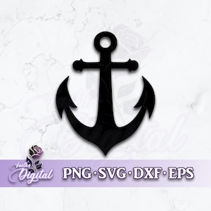 Anchor  - Instant Download! Craft with Ease: Svg, Png, Dxf, & Eps Files Included