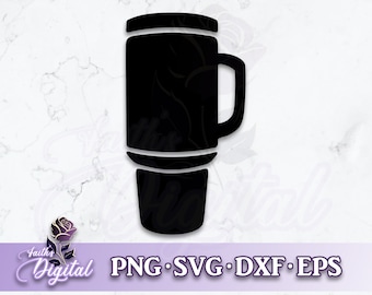 Thermos  - Instant Download! Craft with Ease: Svg, Png, Dxf, & Eps Files Included