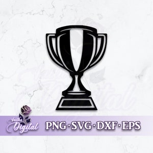 Trophy  - Instant Download! Craft with Ease: Svg, Png, Dxf, & Eps Files Included