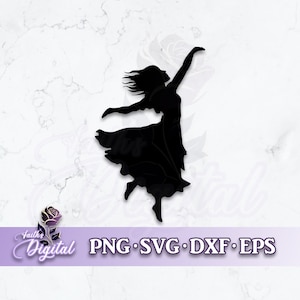 Dancer  - Instant Download! Craft with Ease: Svg, Png, Dxf, & Eps Files Included