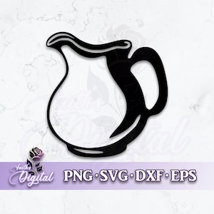 Pitcher  - Instant Download! Craft with Ease: Svg, Png, Dxf, & Eps Files Included