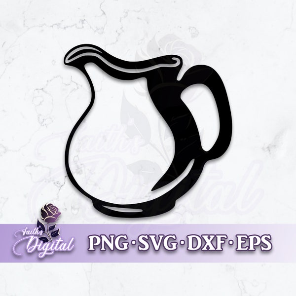 Pitcher  - Instant Download! Craft with Ease: Svg, Png, Dxf, & Eps Files Included