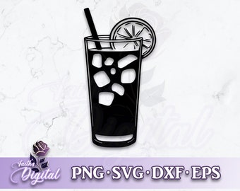 Iced Tea  - Instant Download! Craft with Ease: Svg, Png, Dxf, & Eps Files Included