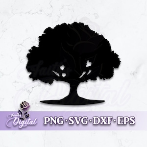Tree - Instant Download! Craft with Ease: Svg, Png, Dxf, & Eps Files Included