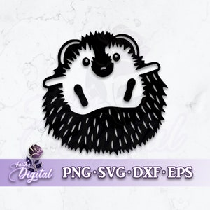 Hedgehog  - Instant Download! Craft with Ease: Svg, Png, Dxf, & Eps Files Included