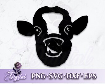 Baby Cow - Instant Download! Craft with Ease: Svg, Png, Dxf, & Eps Files Included