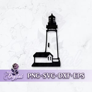 Lighthouse - Instant Download! Craft with Ease: Svg, Png, Dxf, & Eps Files Included