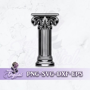 Pillar  - Instant Download! Craft with Ease: Svg, Png, Dxf, & Eps Files Included