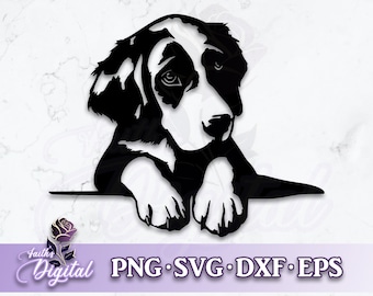 Puppy - Digital Cutting File: Svg, Png, Dxf, & Eps Files Included