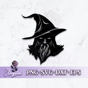 Wizard  - Instant Download! Craft with Ease: Svg, Png, Dxf, & Eps Files Included