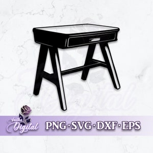 Desk  - Instant Download! Craft with Ease: Svg, Png, Dxf, & Eps Files Included