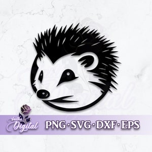 Hedgehog  - Instant Download! Craft with Ease: Svg, Png, Dxf, & Eps Files Included