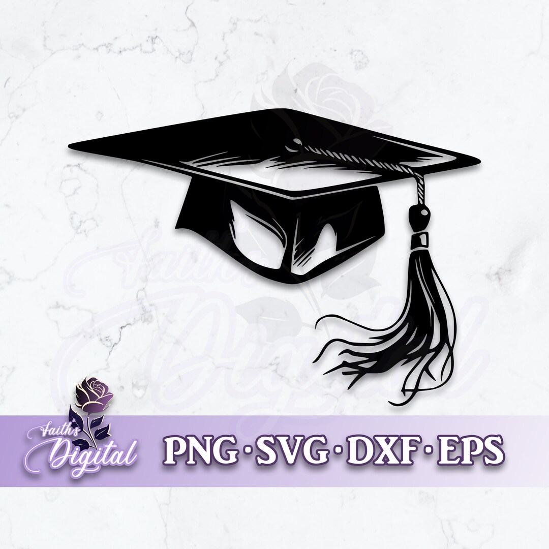 Graduation Cap - Instant Download! Craft With Ease: Svg, Png, Dxf ...