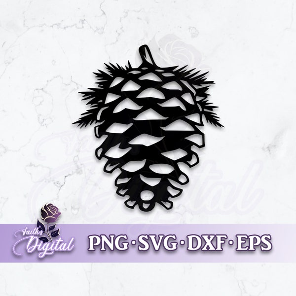 Pine Cone  - Instant Download! Craft with Ease: Svg, Png, Dxf, & Eps Files Included