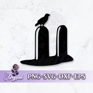 Tombstones - Instant Download! Craft with Ease: Svg, Png, Dxf, & Eps Files Included