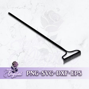 Rake - Instant Download! Craft with Ease: Svg, Png, Dxf, & Eps Files Included