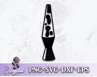 Lava Lamp  - Instant Download! Craft with Ease: Svg, Png, Dxf, & Eps Files Included