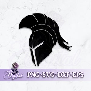 Gladiator Helmet  - Instant Download! Craft with Ease: Svg, Png, Dxf, & Eps Files Included