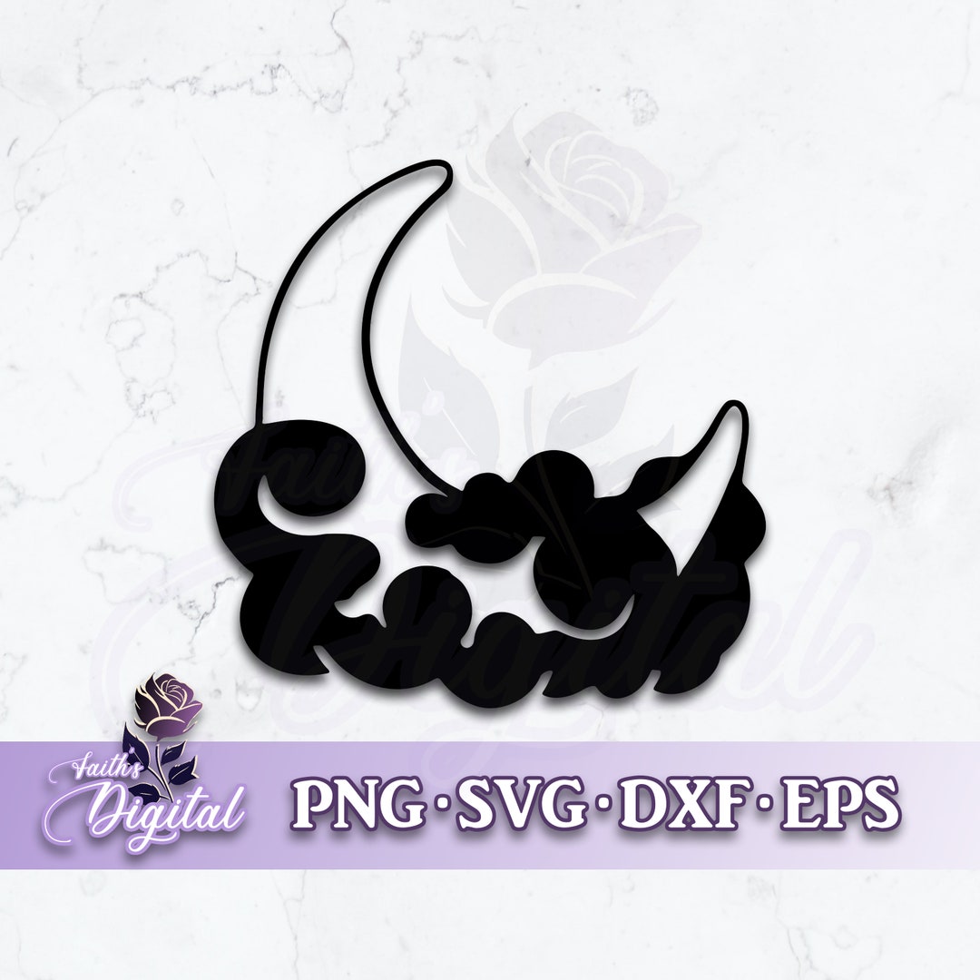 Moon - Instant Download! Craft With Ease: Svg, Png, Dxf, & Eps Files ...