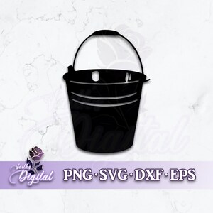 Bucket - Instant Download! Craft with Ease: Svg, Png, Dxf, & Eps Files Included