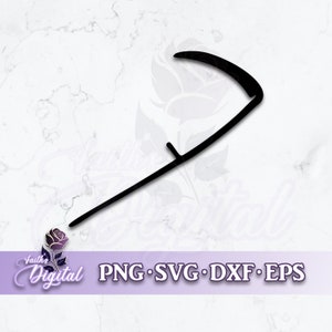 Scythe - Instant Download! Craft with Ease: Svg, Png, Dxf, & Eps Files Included