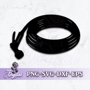 Garden Hose - Instant Download! Craft with Ease: Svg, Png, Dxf, & Eps Files Included