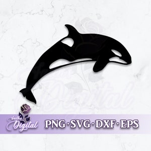 Orca  - Instant Download! Craft with Ease: Svg, Png, Dxf, & Eps Files Included - Whale