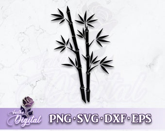 Bamboo  - Instant Download! Craft with Ease: Svg, Png, Dxf, & Eps Files Included