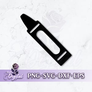 Crayon - Instant Download! Craft with Ease: Svg, Png, Dxf, & Eps Files Included