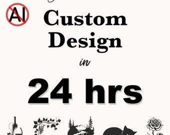 Custom Hand-Drawn Design Service – Logo, Art (SVG, PNG) in 24 Hrs