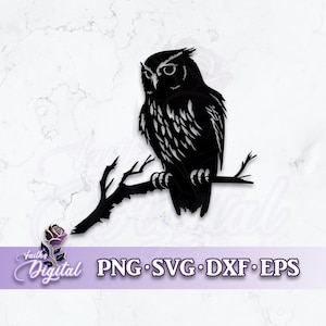 Owl  - Instant Download! Craft with Ease: Svg, Png, Dxf, & Eps Files Included