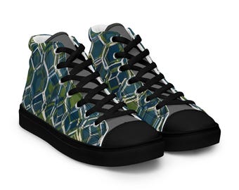 Women’s high top canvas shoes