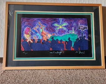 Matt Rinard "Round Midnight" Limited Edition Serigraph Signed. 850 obo