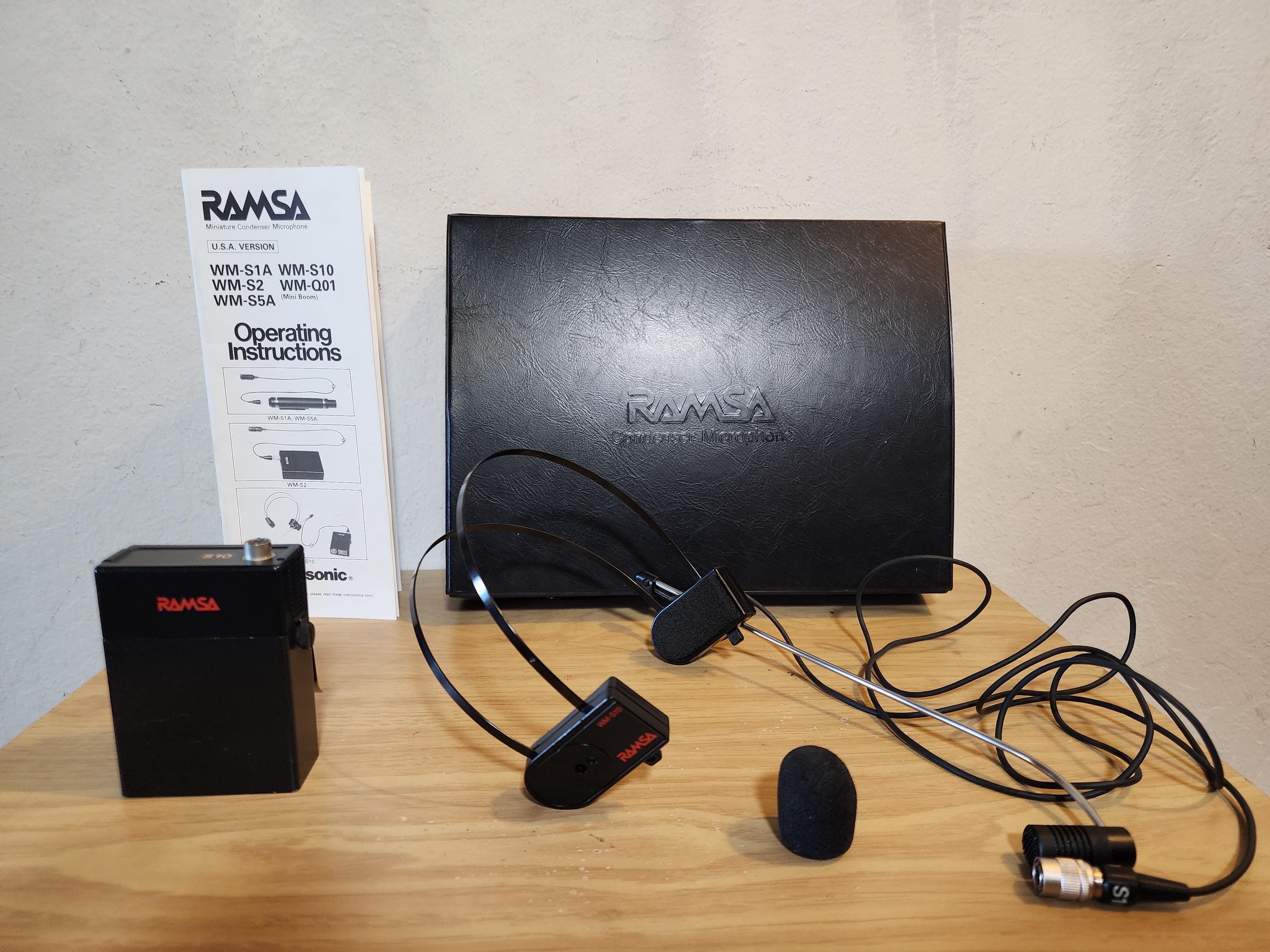 RAMSA WM-S10 Headset Microphone System – 1980s Panasonic Pro Audio