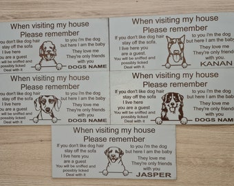 Dogs house rules for visitors