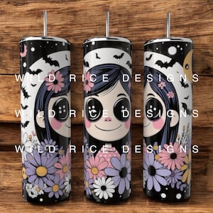 Cora Button Eyes 20 oz Tumbler Wrap Digital Download