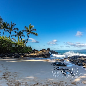 Makena Secret Beach Canvas, Maui HI Canvas, Beach Photography, Hawaii Beach Print, Makena Secret Beach Art, Maui HI Metal, Beach Wall Art