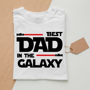 Best Dad In The Galaxy Shirt - Free Shipping