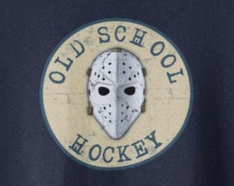 Vintage Hockey Goalie Mask T-Shirt | Old School Hockey Fan Tee