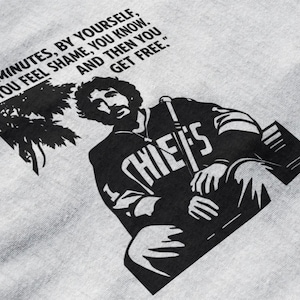 Unisex Heavy Cotton Tee | Denis Lemieux - Slap Shot - Two Minutes of Shame