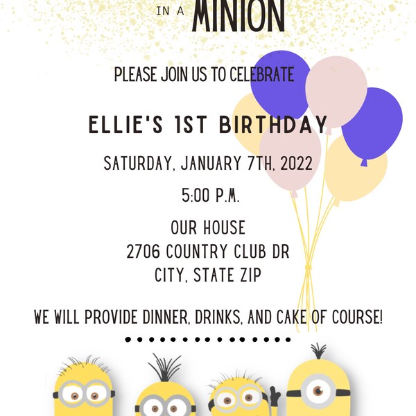 One in a Minion - Etsy