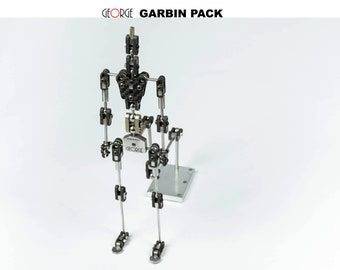 Stop Motion-Armature+Rig***PACK GEORGE GARBIN*** (n.01 Garbin Armature + n.01 George Rig)