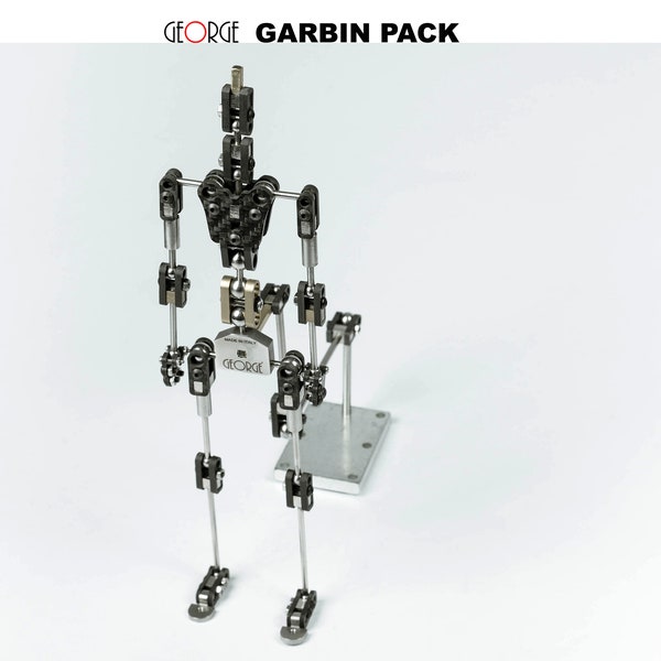 Stop Motion-Armature+Rig***PACK GEORGE GARBIN*** (n.01 Garbin Armature + n.01 George Rig)