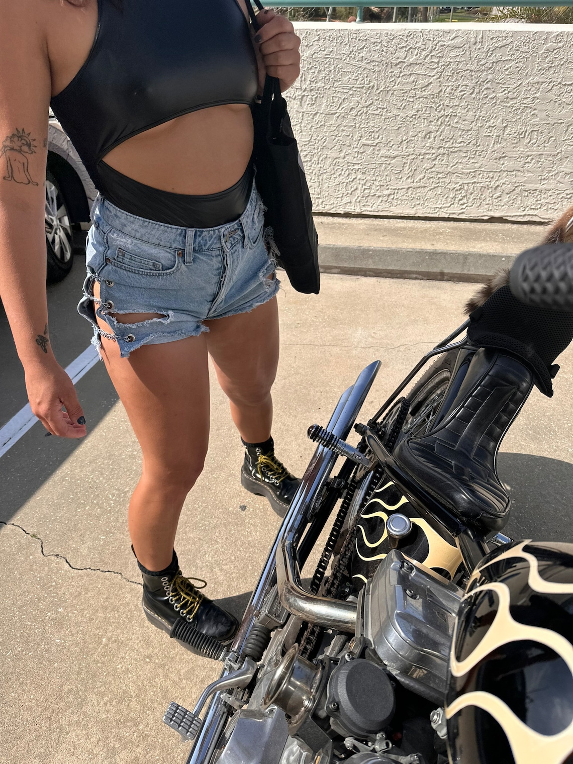 Chain Detail Shorts