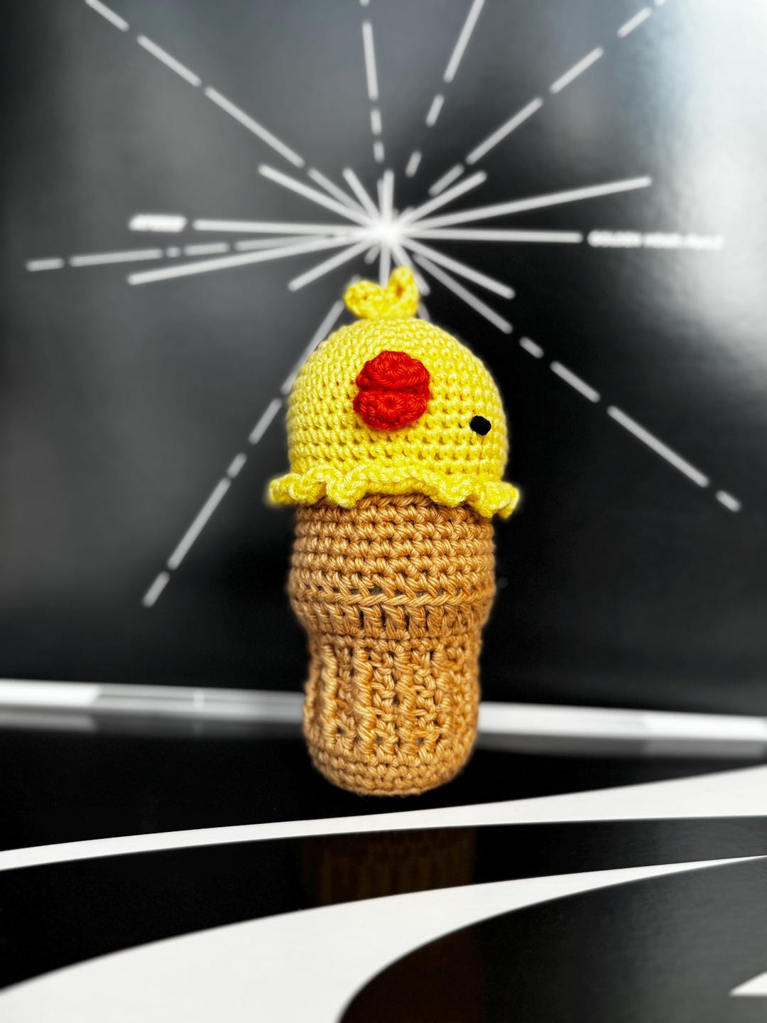 ATEEZ Aniteez Bbyongming Ice Cream Cone Crochet Amigurumi Pattern - Etsy
