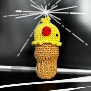 ATEEZ Aniteez bbyongMING Ice Cream Cone Crochet Amigurumi Pattern