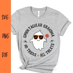 gruselige Oma svg - Oma Halloween Shirt svg - Oma Halloween png - süßes Gespenst svg - Oma Halloween Sublimation - trendy svg