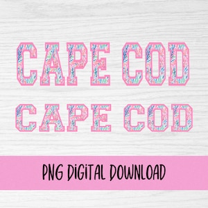 cape cod png - cape cod varsity lettres png - cape code sublimation design - cape cod téléchargement numérique - svg pour cricut - svg tendance